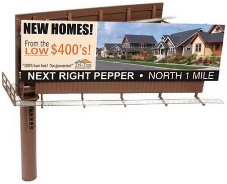 BLMA MODELSHO Modern Dual Sided Billboard BLM4320