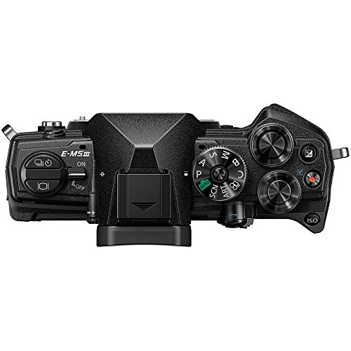 Olympus Om-D E-M5 Mark Iii Mirrorless Digital Camera Body (Black) + M.zuiko Digital Ed 14-42Mm F/3.5-5.6 Ez Lens (Black) + M.zuiko Digital Ed 40-150Mm F/4-5.6 R Lens (Black) #TOP6