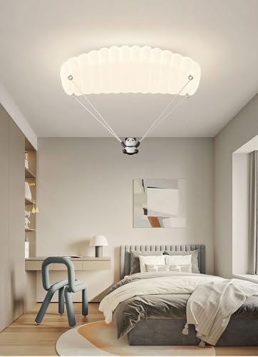 Plafonnier panda LED 62W moderne avec gradation d'intensité intégrée - 4