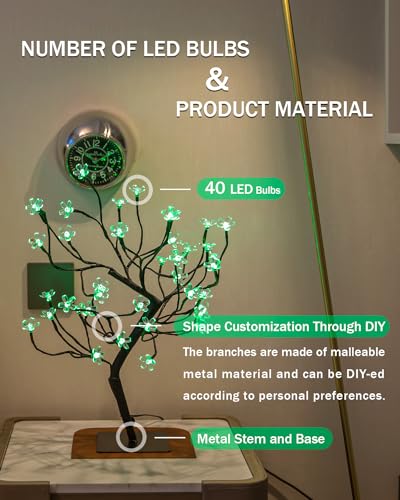 64% Off Cherry Blossom Bonsai LED Tree with Remote Control - Image 3