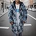 Men's Fluffy Faux Fur Coat Long SleeveThick Warm Jacket Lapel Fashion Retro Outwear Windbreake Insulated Oversized Overcoat