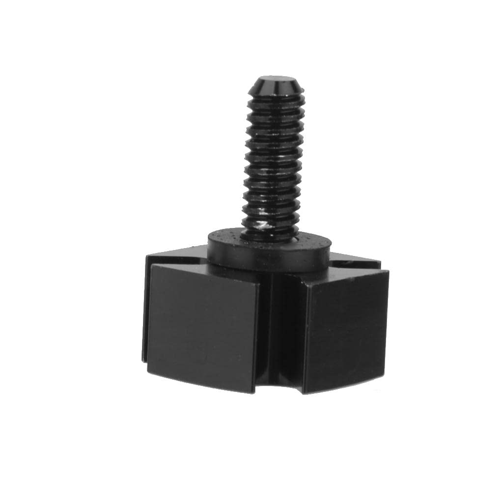 JAZZY PEARLS 1/4 Aluminum Black Cross Seat Mount Bolt Screw Cap For Harley Sportster-image-10