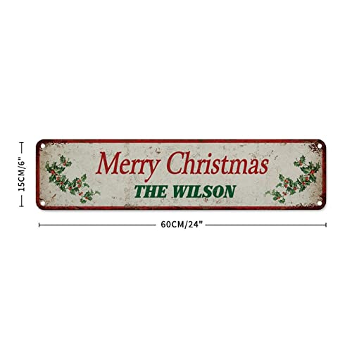 Panneau de Noël métallique résistant aux intempéries pour extérieur - 3