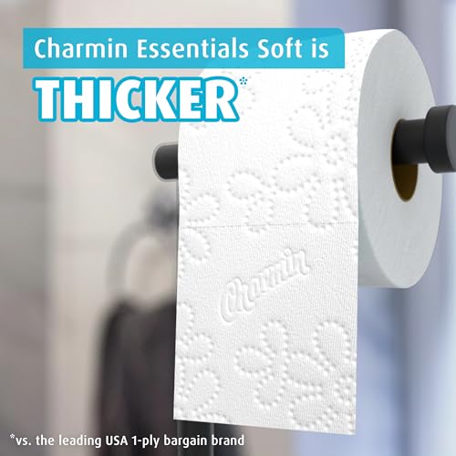 Image of Charmin Essentials Soft Toilet Paper 6 Mega Rolls, 330 sheets per roll