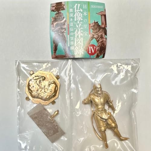 日本の至宝 仏像立体図録4 奥深き造仏の世界編 執金剛神 CAPSUELEQ 金箔雅趣