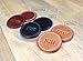 Handmade Leather Golf Ball Markers with Free Personalization | Pack of 3 | Personalized Golf Gift | Leather Accessory | 3rd Anniversary Gift