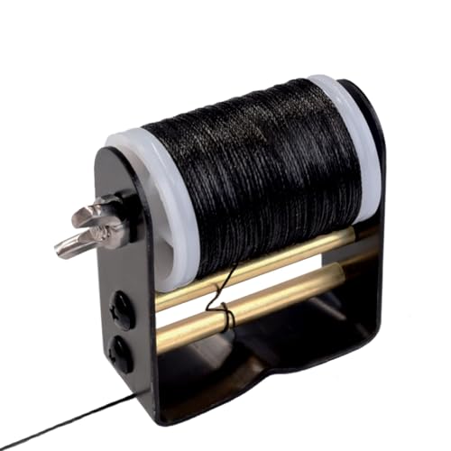 Luoyer Archery Bowstring Serving Thread and Bowstring Serving Jig Set Archery Nylon String Maintenance Accessories for Tying Peep Sight for Compound Bow Recurve Bow Black