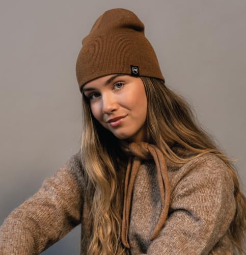 Image of Revony Evony Beanie Cap - Soft Knit Beanie Hat - Warm and Durable