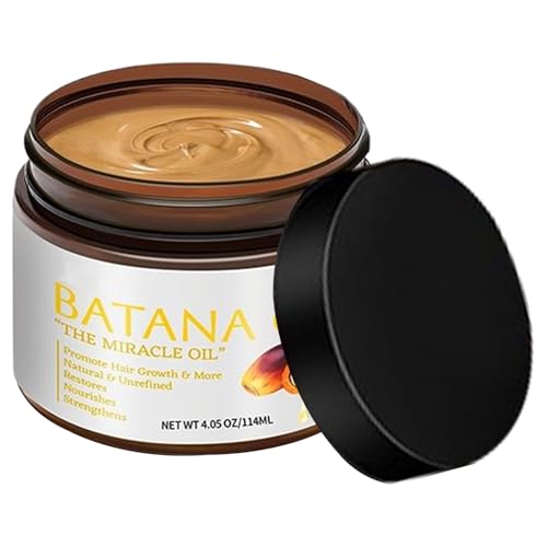 Aceite De Cabello, Aceite De B-atana Crudo, Sueros Para El Cabello Con Brillo, Con El Cabello Fortalecido De Las Raíces, Los Tames Frizz Y Los Volantes, 114 Ml, Para Hombres Y Mujeres