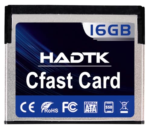HADTK 16GB CFastJ[h Ɩp/YƗp gCfast2.0 SSD MLC NAND tbV [ J[h J YƋ@Ή ϋv 3Nۏ