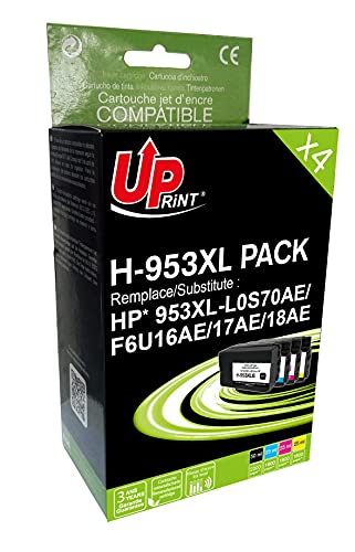 Cartouches HP 953XL pack de 4 idéal pour imprimer vos dossiers de télétravail à la maison