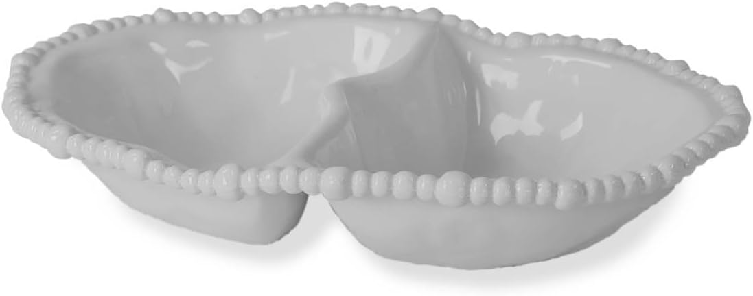 2422 Alegria Melamine Double Dip, White