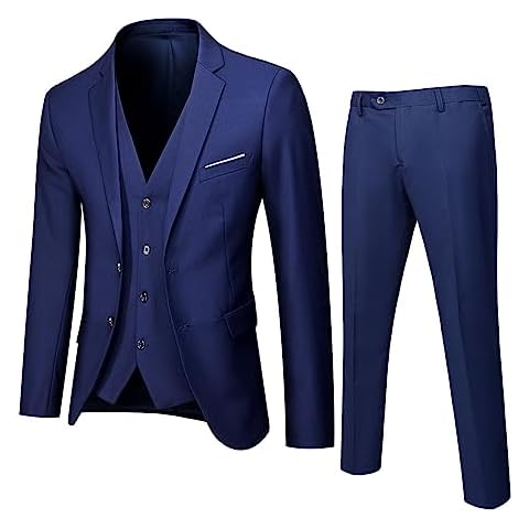 Costume Homme 3 Pièces Slim Fit Générique Cover