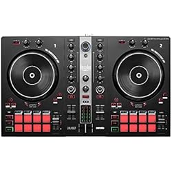 Hercules DJControl Inpulse 300 MK2-2-Deck USB DJ Controller with Serato DJ Lite & DJUCED - 16 Performance Pads, Built-in Beatmatch Guide & Stems Control - Professional Features for Aspiring DJs