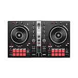 Hercules DJControl Inpulse 300 MK2-2-Deck USB DJ Controller with Serato DJ Lite & DJUCED - 16 Performance Pads, Built-in Beatmatch Guide & Stems Control - Professional Features for Aspiring DJs
