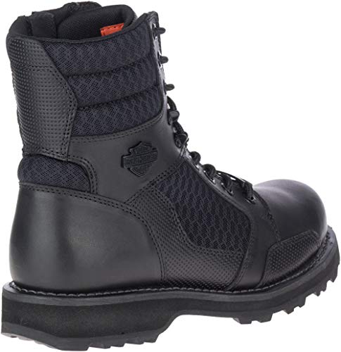 Harley-Davidson Men's Lensfield 6.5-Inch Black Leather Motorcycle Boots, D962043