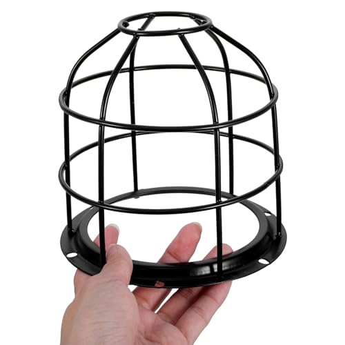 Cage de protection pour ampoule en fil de fer résistant aux chocs Alipis - 4