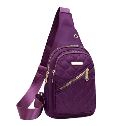 Sling Bag, Purses for Women, Shoulder Chest Bag, Waterproofing Breathable Fabric, Multiple Storage Area, Front Pack