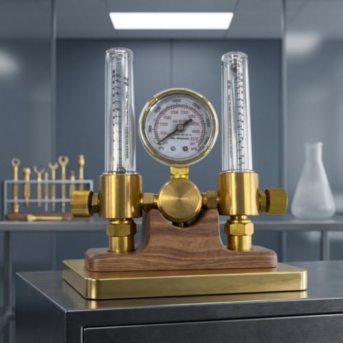 Régulateur de pression de gaz Argon avec double vanne CGA580 G5/8