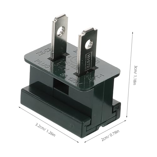 Conectores de enchufe macho y hembra Uonlytech para luces de Navidad paquete de 20 piezas 2