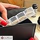 Pillendose für wöchentliche Medikamente, Taschenformat, Tasche, Pillendose für Vitamine, Nahrungsergänzungsmittel und Medikamente (weiß transparent, 4 Fächer)