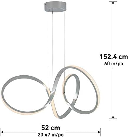 Artika Swirl Integrated LED Pendant 