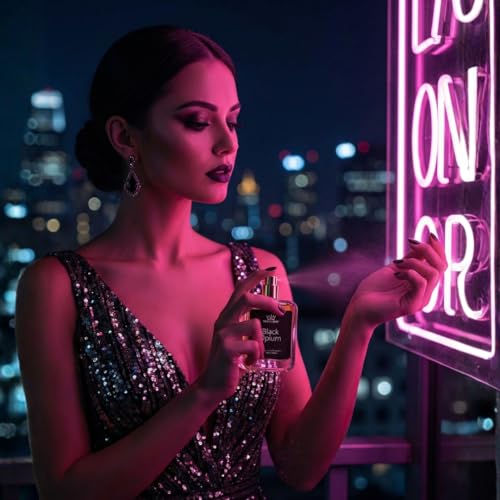 Image of Black Opium 50ML Eau De Parfum, Warm Oriental Woody Perfume, Long Lasting Unisex Fragrance Spray