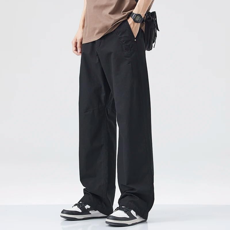 Men's Jogger Sweatpants Sports Baggy Pants Korean Casual Hip Hop Loose Trousers4