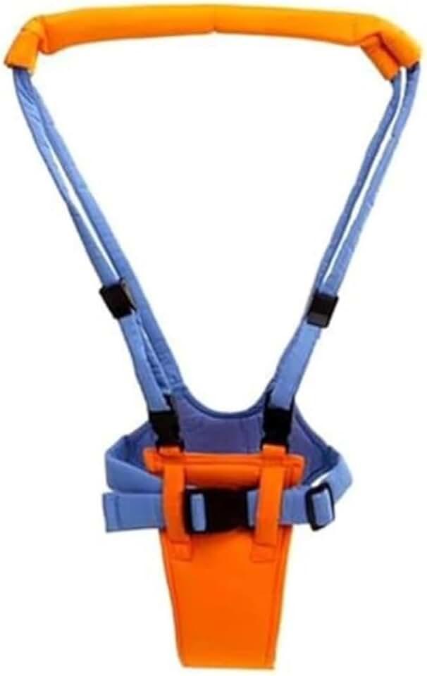 Andador Portátil Manual Suspenso P/bebê Moon Walk Auxiliador Colete Andador Primeiros Passos Criança Aprendendo Andar Com Ajuda Guiado pelos pais