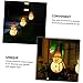 Uonlytech Led Solar Garden Light Snowman Ornament Cute Outdoor Decorative Lamp for Lawn Patio and Driveway No Tools Required Full Solar Powered Elegant Craftsmanship