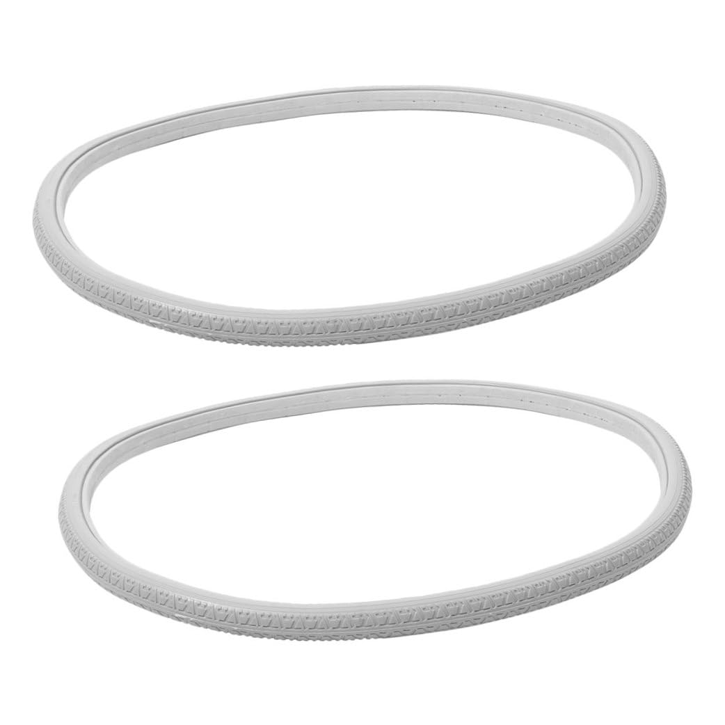 Rollstuhl Ersatzräder 24 Zoll Vollgummi 2 Stück PU Schaum Pannensicher Geräuschlos für Rollstuhl Vorder und Hinterräder