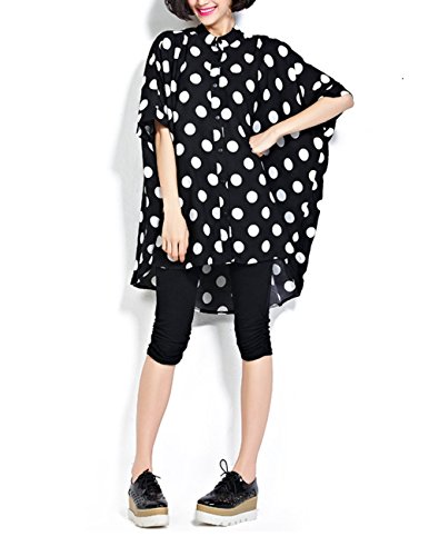 Ellazhu Grandi Signore di Formato Orlo Asimmetrico...