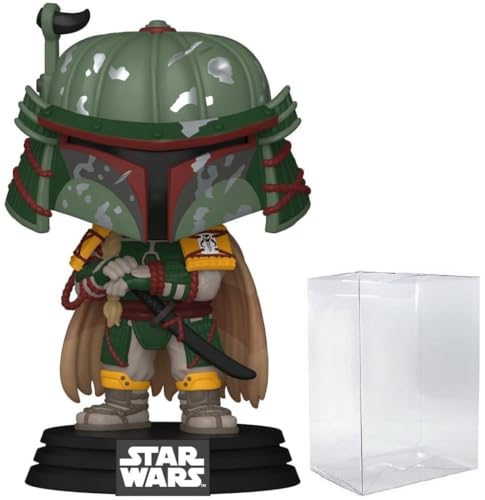 POP Funko Star Wars: Impressions - Boba Fett Vinyl Figure (Bundled with Compatible Box Protector Case), Multicolored, 3.75 Inches