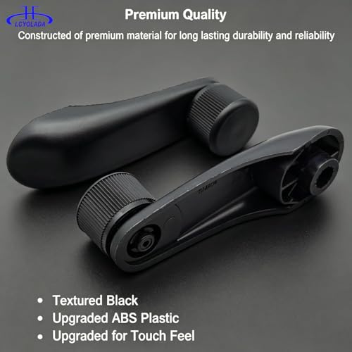 Lcyolada 2Pcs Window Crank Handles for Chevy Silverado 1500 2500 HD 3500 GMC Sierra Tahoe Yukon Yukon XL Suburban Escalade Avalanche 20980650 by Lcyolada - Used condition - Image 3