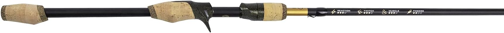 Catch Co Googan Squad Gold Series Go-to Casting Rod | 7' | Medium Heavy Power | Fast Action | Baitcasting Fishing Rod