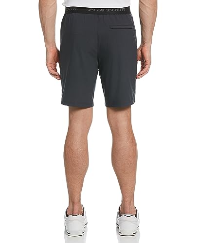 Image of PGA TOUR Men's Exposed Elastic Waistband Dobby Golf Short