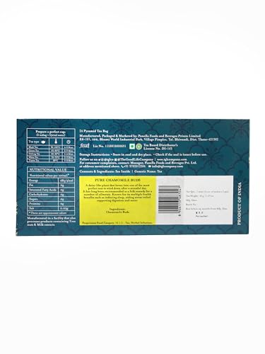 Image of TGL Co. The Good Life Company Pure Chamomile Bud-24 Tea Bags Box, 48 Gram