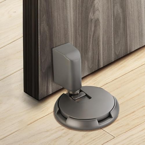 Support de porte coupe-vent aimanté et invisible pour sol intérieur