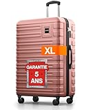 Travely Valise en Polycarbonate, Taille XL, 77 cm, Volume intérieur 100 L,...