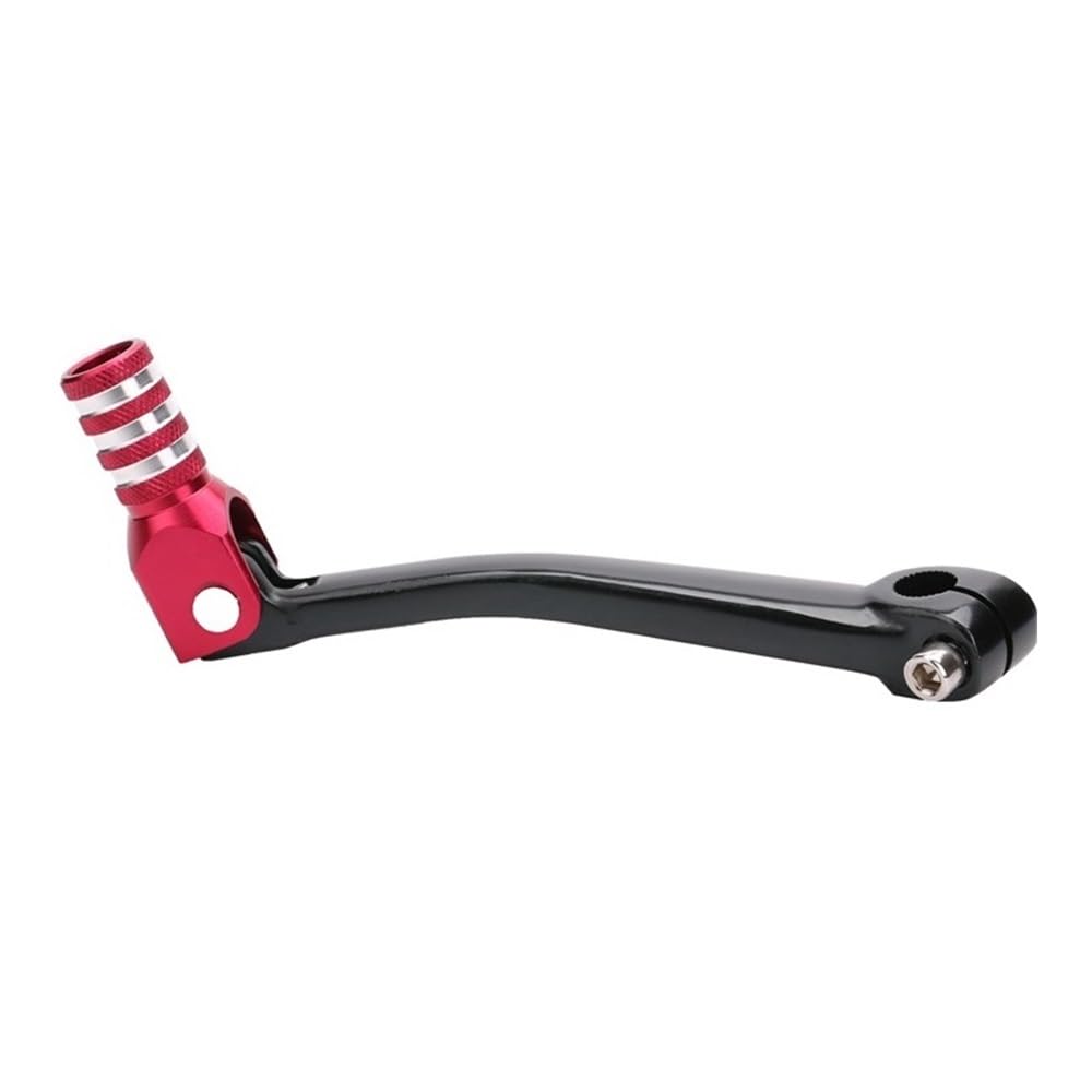 Klyvbwhj Black And Red Motorbike Shift Lever Gear 15 * 5.6 * 3Cm Universal 10-11Mm Folding Gear Replacement Shift Lever Foot Change Shifter Pedal Motorcycle Accessories Parts