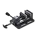 KATSU Drill Press Vice 75mm 3 Inch Professional Precision German Type Quick Slide Release Pillar Drill Bench Vice Clamp for Workshop Milling Machine Machinery Maintenance 4022713