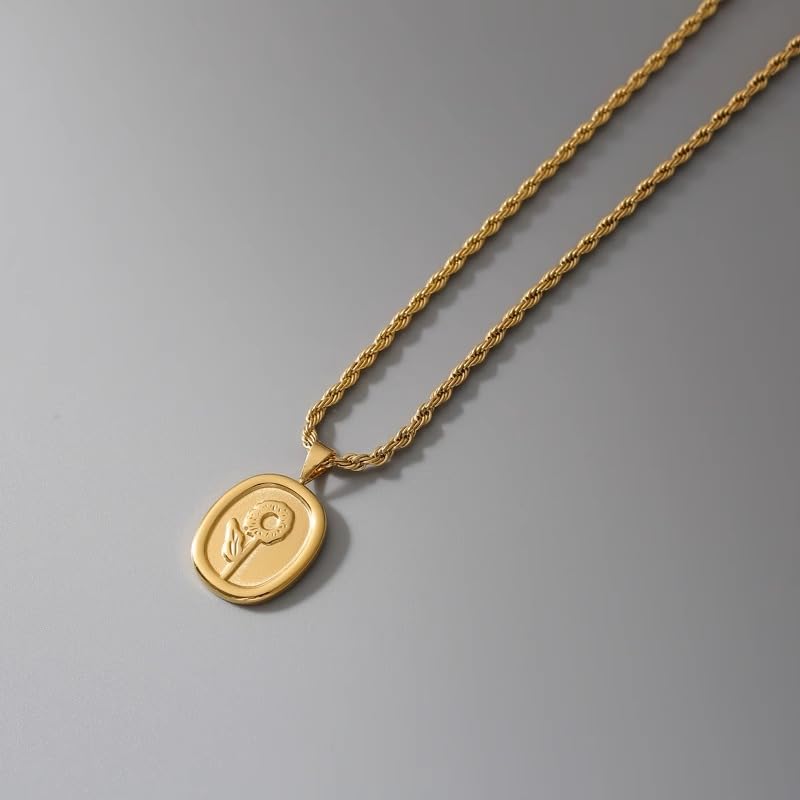 Image of 18k Gold Plated Vintage Dainty Pink Gemstone Bow Pendant Necklace Women Court Style Oval Cut Zircon Necklace