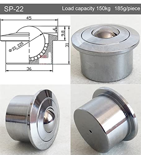 Roulement à billes universel SP-22 de précision pour transmission de meuble - 2