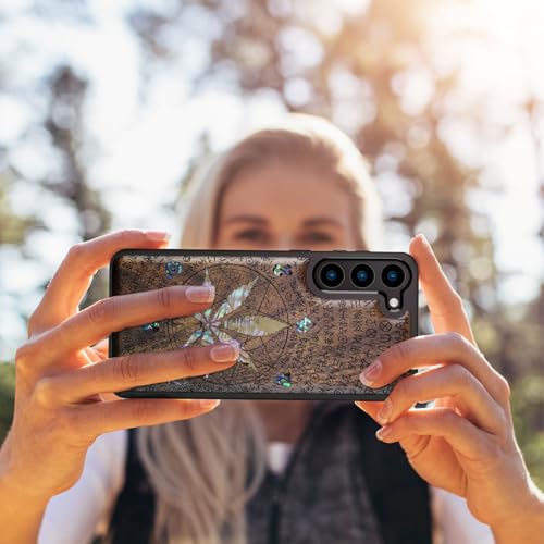Coque Galaxy S23 bois de noyer accessoire chic pour le quotidien