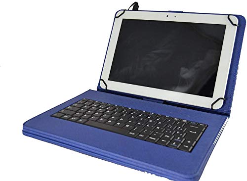 theoutlettablet® Funda con Teclado extraíble en español (Incluye Letra Ñ) Type-C para Tablet...