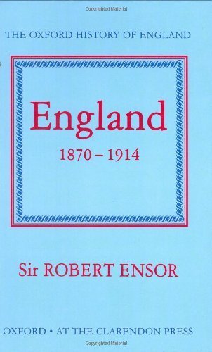 England 1870-1914 (Oxford History of England) b... B00HRFMB08 Book Cover