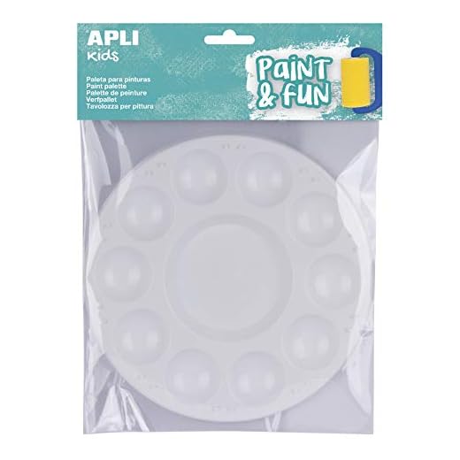 APLI Kids - Paleta de Plástico para pintura 1 U.