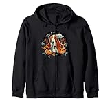 Photo Gallery basset hound dog pumpkins - divertente halloween felpa con cappuccio Photo Gallery basset hound dog pumpkins - divertente halloween felpa con cappuccio