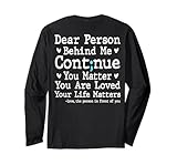 ON BACK - Depression Awareness Suicide You Matter
