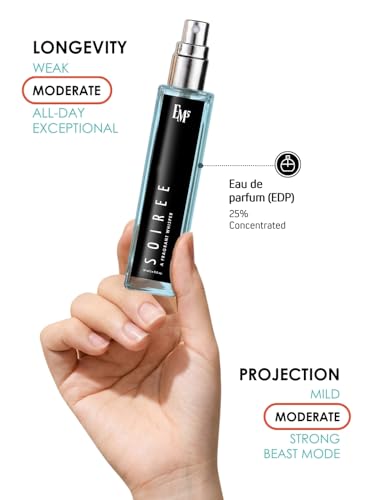 Image of EM5 Soiree Perfume for Men | Spicy Amber Citrus Scent | Eau De Parfum Spray | Fragrance Gift for Him | 15 ml